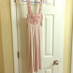 Blush pink floral dress